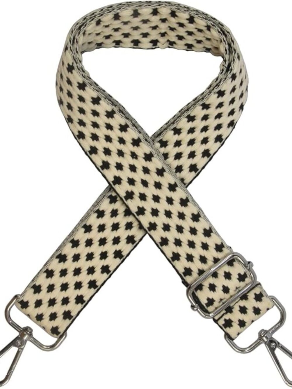 Wide Handbag & Purse Replacement Jacquard Style Crossbody Purse Bag Guitar Strap